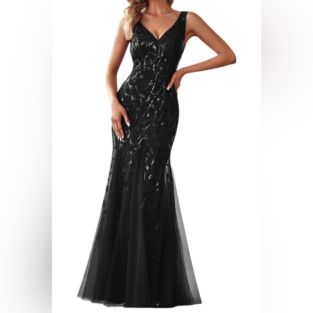Perfect sequin dress for black tie wedding!
